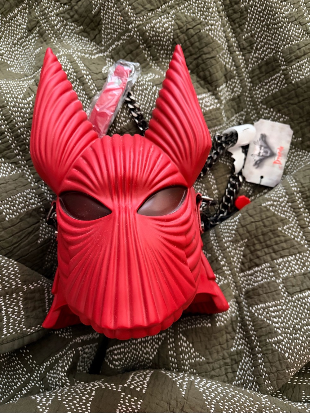 Dracula Order of the Dragon Helmet Crossbody Bag - La Femme En Noir
